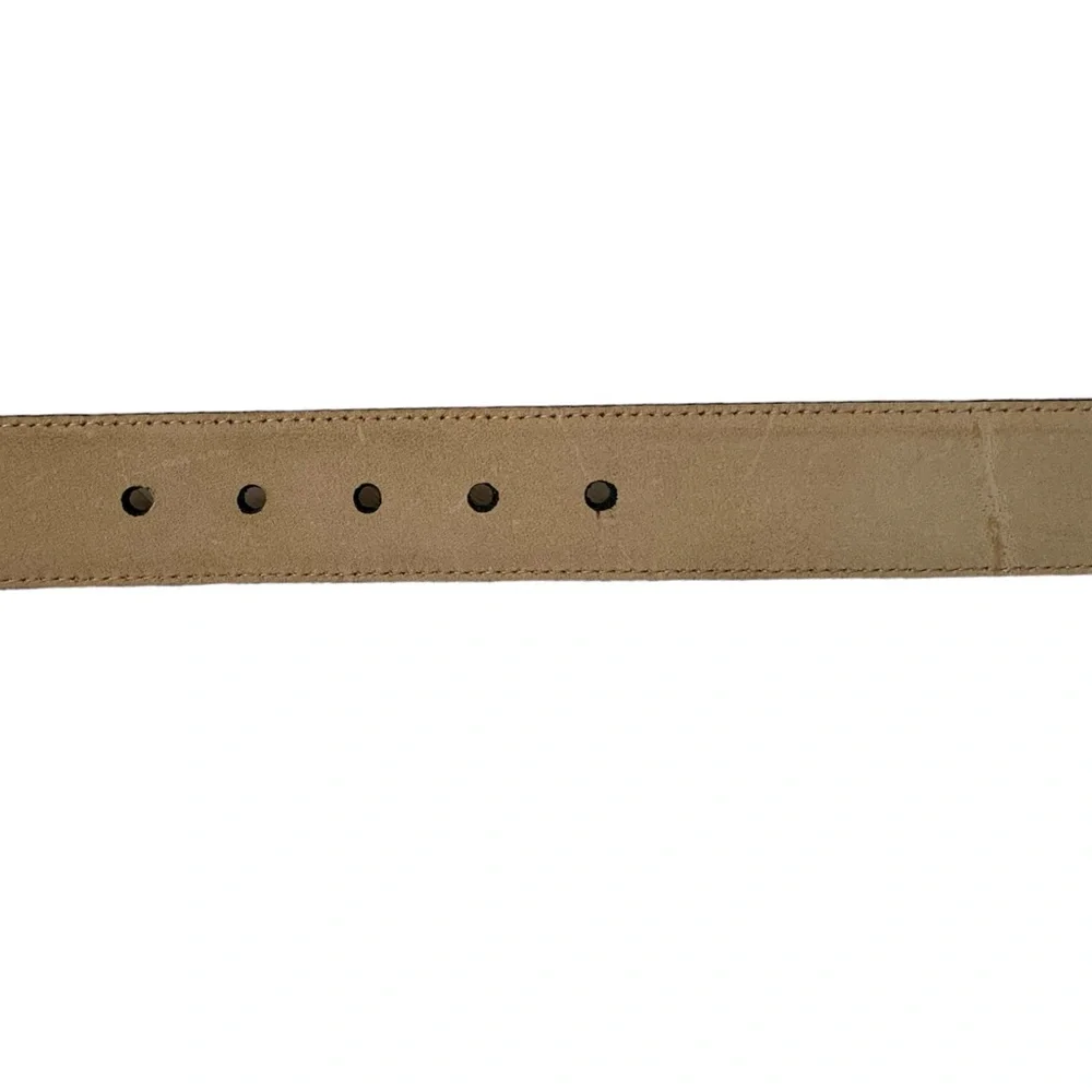Buxton Soft Touch Cowhide Leather Brown Belt Men’s Size 32 USA style3771…